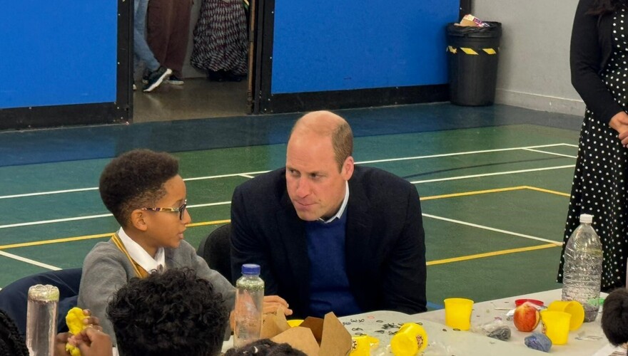 Prince William meets Central Scholar!