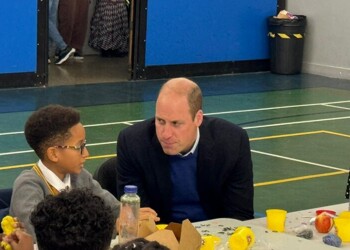 Prince William meets Central Scholar!